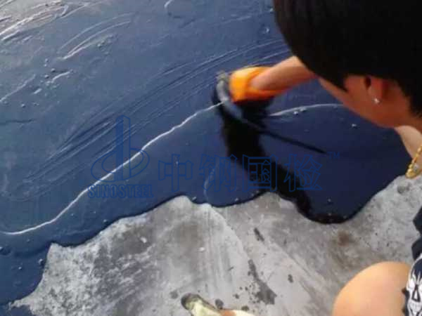 液体卷材现场检测