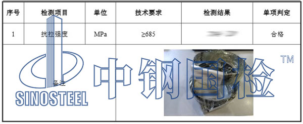 打包带检测项目结果