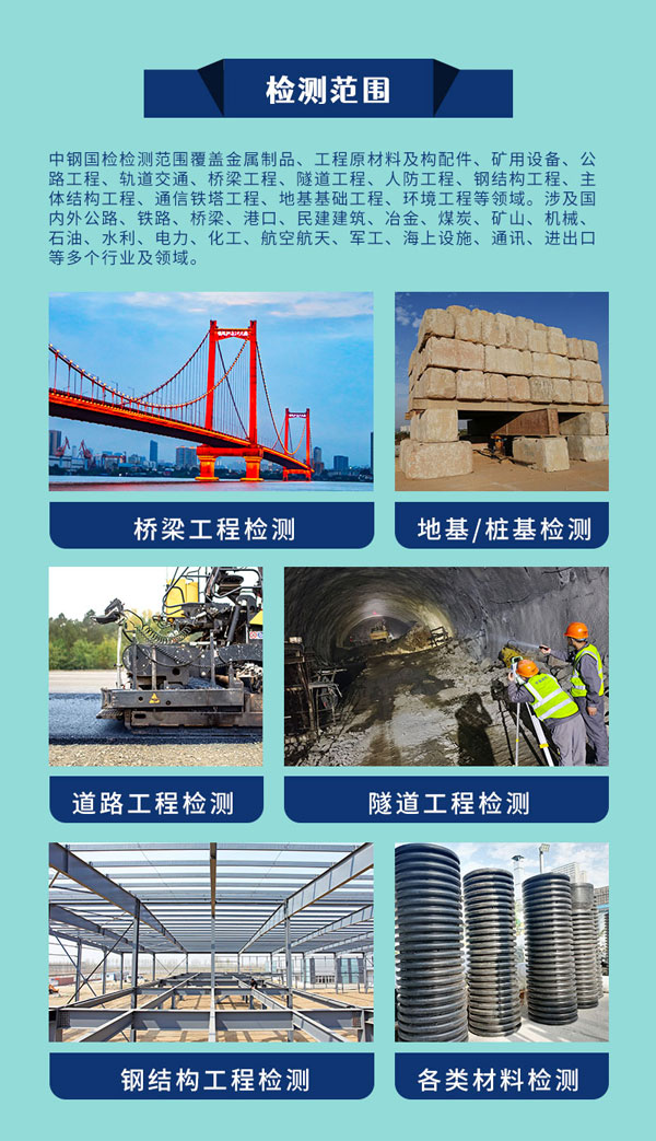 中钢国检检测范围