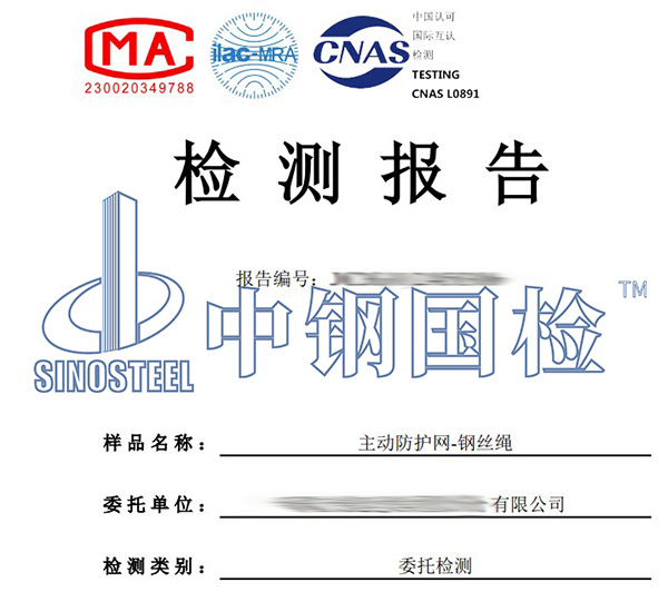 防护网检测报告
