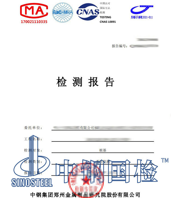 桥梁桩基检测报告