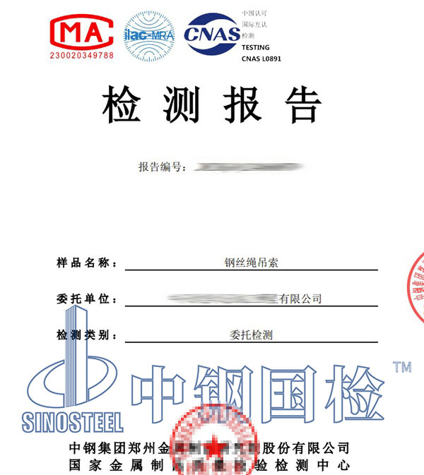 吊具第三方检测报告