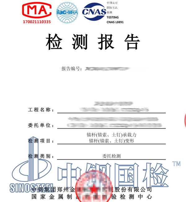 锚杆检测报告