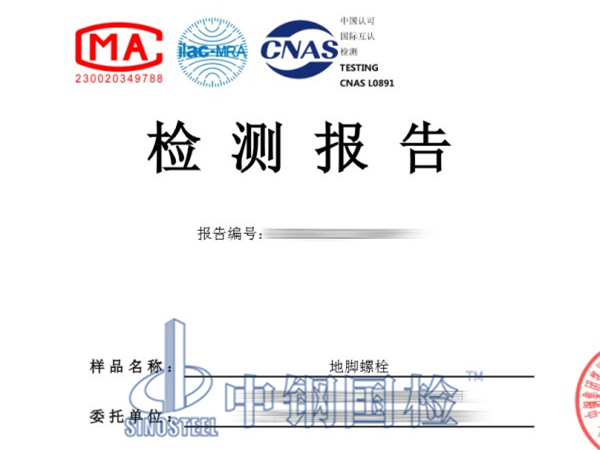 地脚螺栓检测报告图