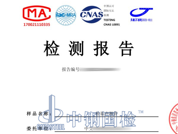 桩基声测管检测报告