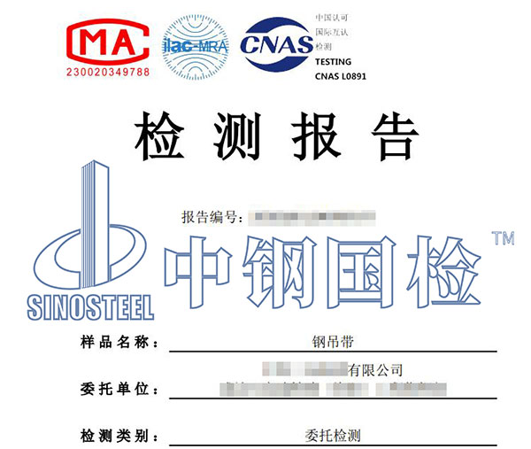 吊具探伤检测报告