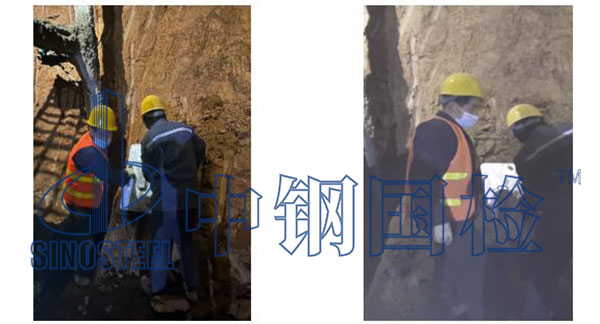 超前地质预报检测现场