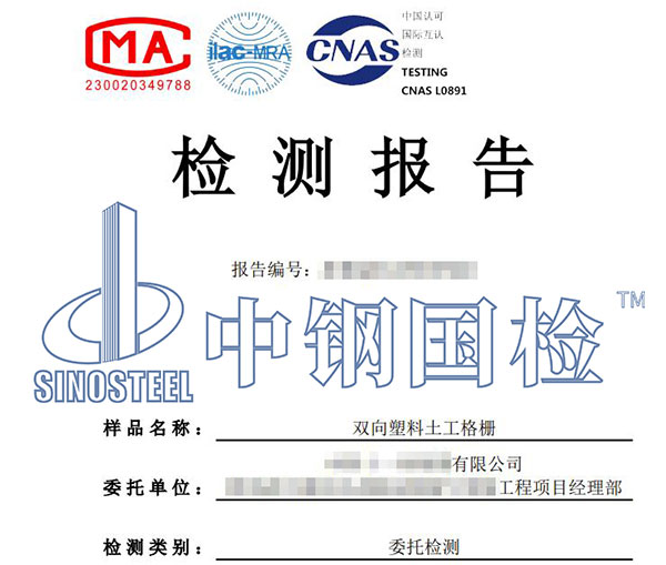 土工格栅检测报告