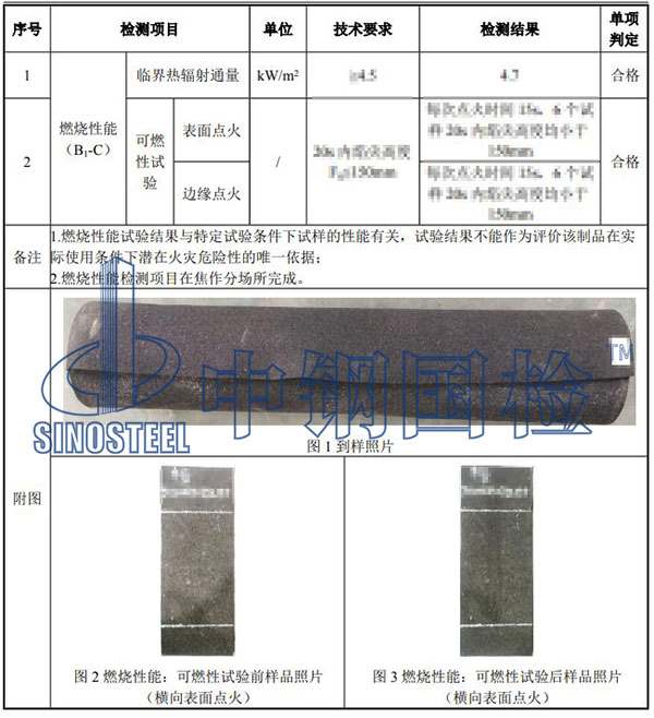 隔声垫检测项目结果